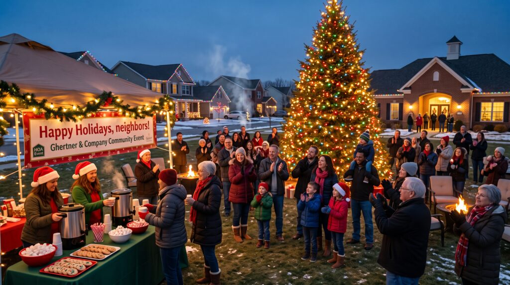 neighborhood holiday party
